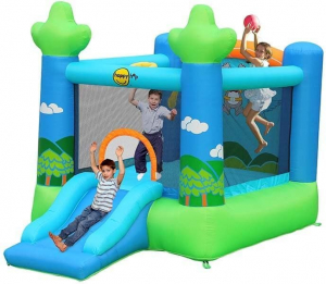 Детский надувной Батут «Прыжок в небо» HAPPY HOP 9031
