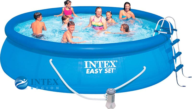 Надувной бассейн Intex 26166 457x107 Easy Set
