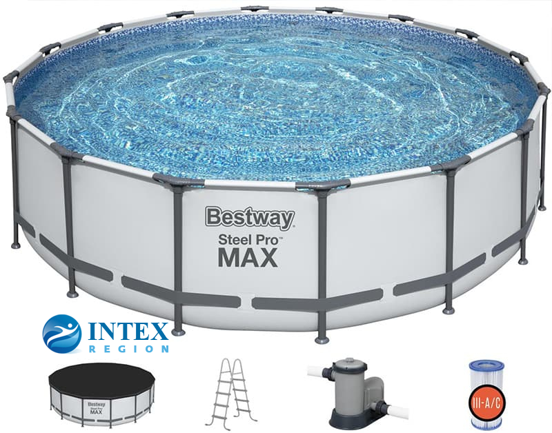 Каркасный бассейн Bestway 5612Z Steel Pro Max 488х122см